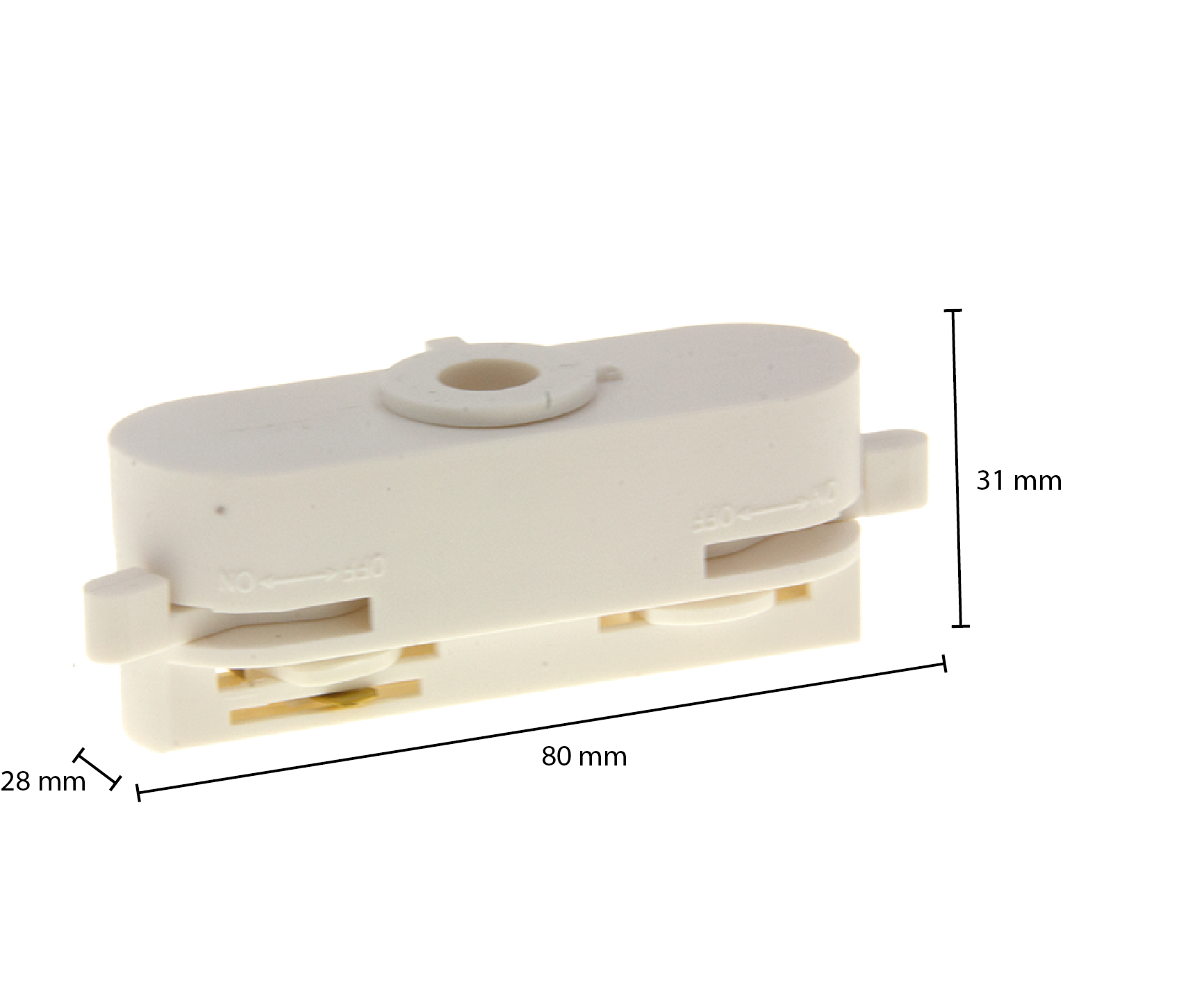 1-fase-rail adapter LEDMAT | wit - Afbeelding 8