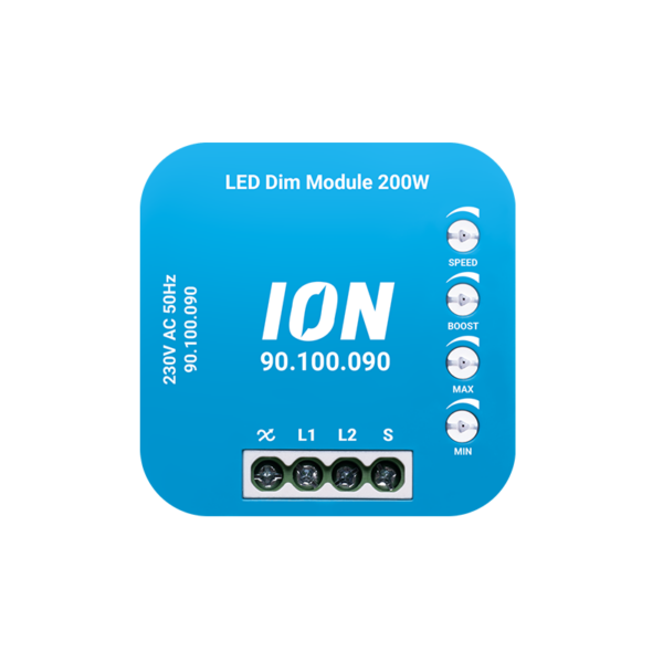 ION Industries LED dimmermodule 0,3 – 200 watt voor dimbare LED-verlichting in woningen ION Industries LED dimmermodule 0,3 – 200 watt voor dimbare LED-verlichting in woningen
