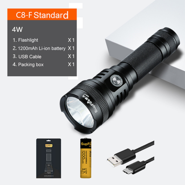 LED-zaklamp LEDMAT 4watt | 550lm | 5500K - Afbeelding 3