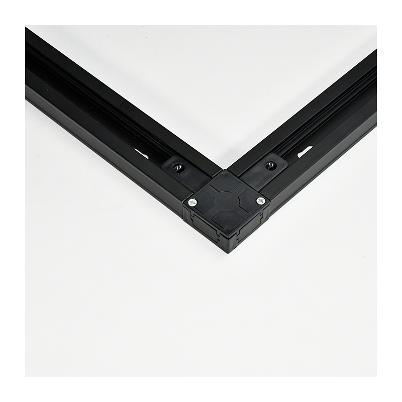 1-fase-rail l-vorm connector LEDMAT  | zwart - Afbeelding 2