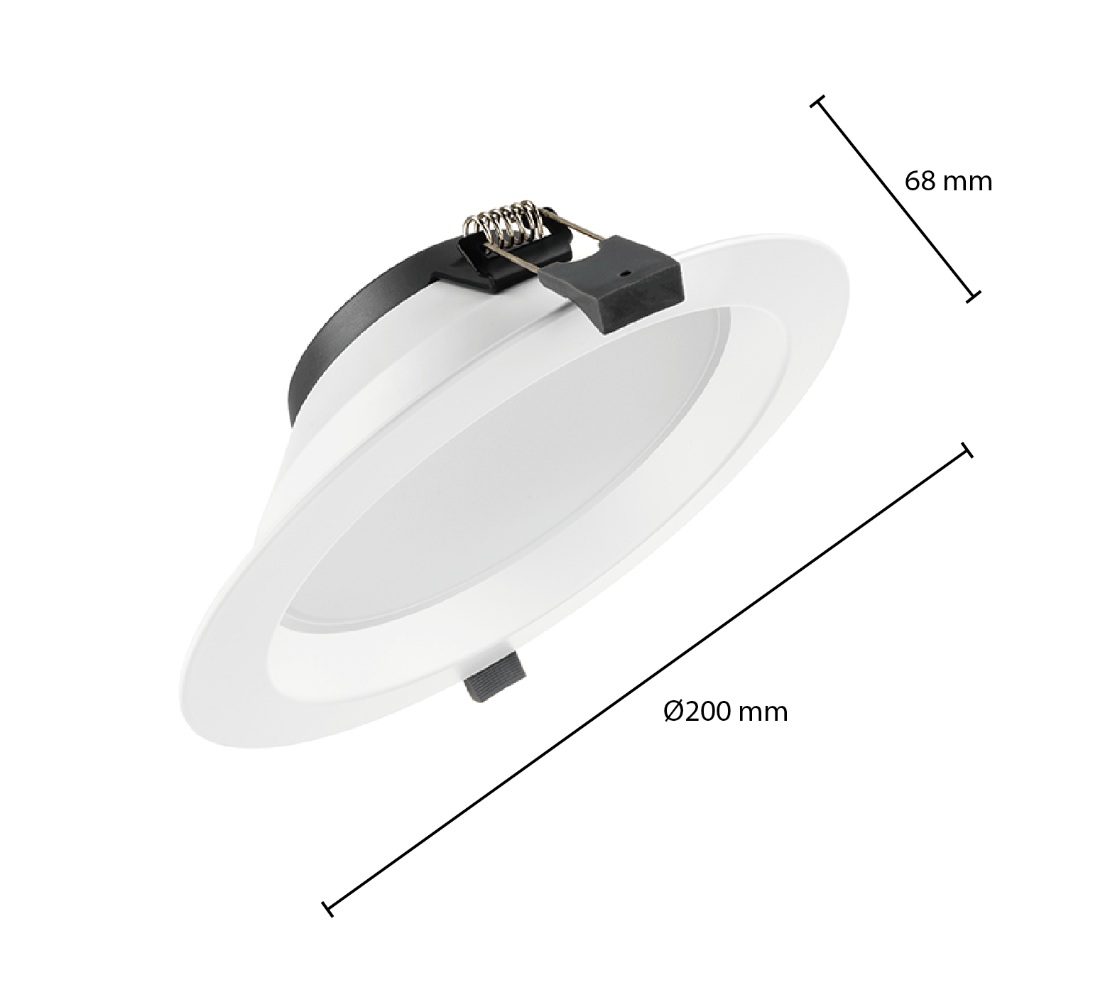 LED-downlight Ortho | Tri-color | ø170 | 20w - Afbeelding 6