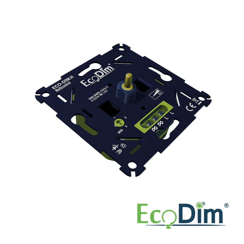 EcoDim.11 Duo Multicontrol LED dimmer | universeel | 0-250w | fase afsnijding | 2-pack - Afbeelding 4