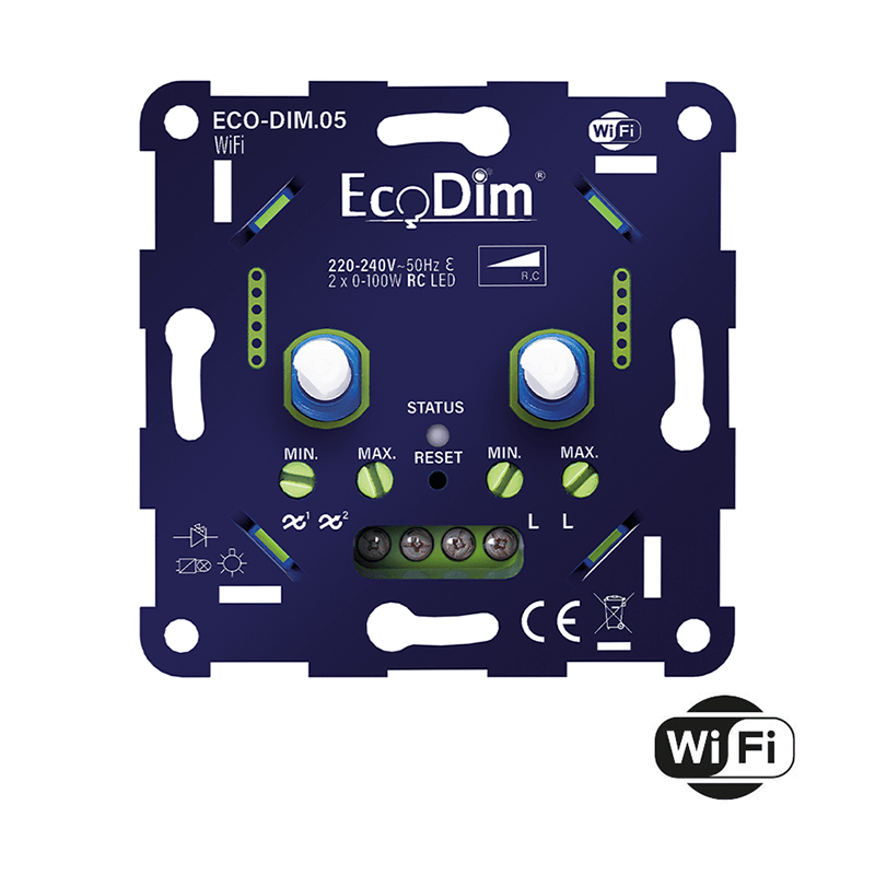 ECO-DIM.05 WiFi-muurdimmer-universeel