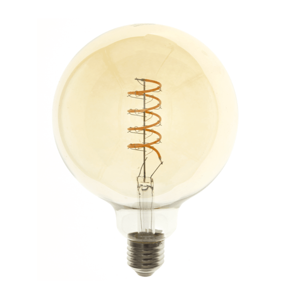 LED filament E27 Globe S | dimbaar | 4W | Amber - Afbeelding 2