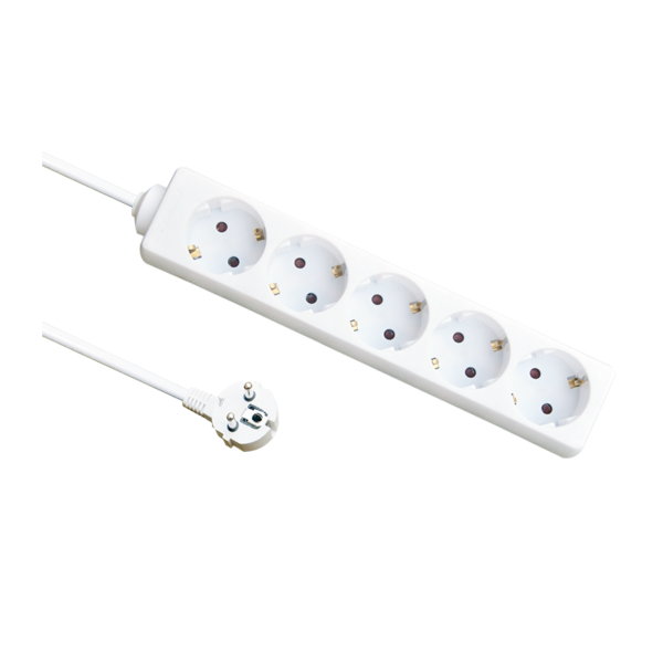 6-voudige tafelcontactdoos LEDMAT | wit - Afbeelding 3