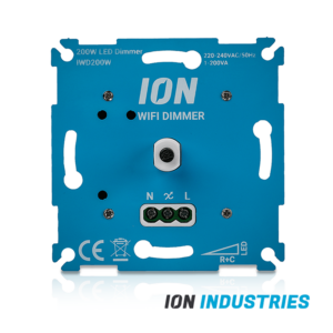 ION Industries LED WiFi dimmer 90.500.010 met draaiknop en draadloze bediening voor woningen