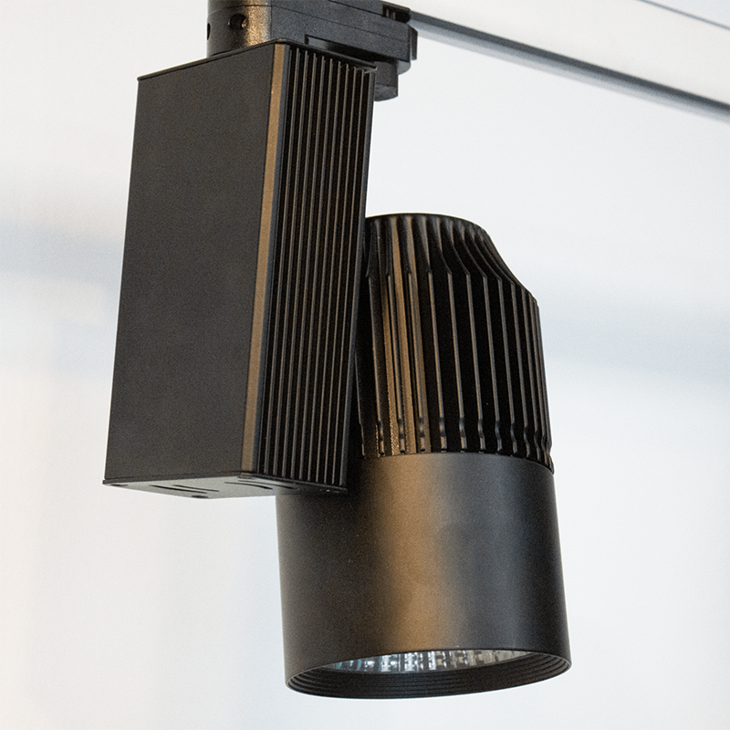 lichtrail spot zwart verstelbaar 40w