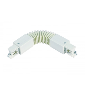 Flexibele connector LEDMAT | Voor 3-fase-rail | wit