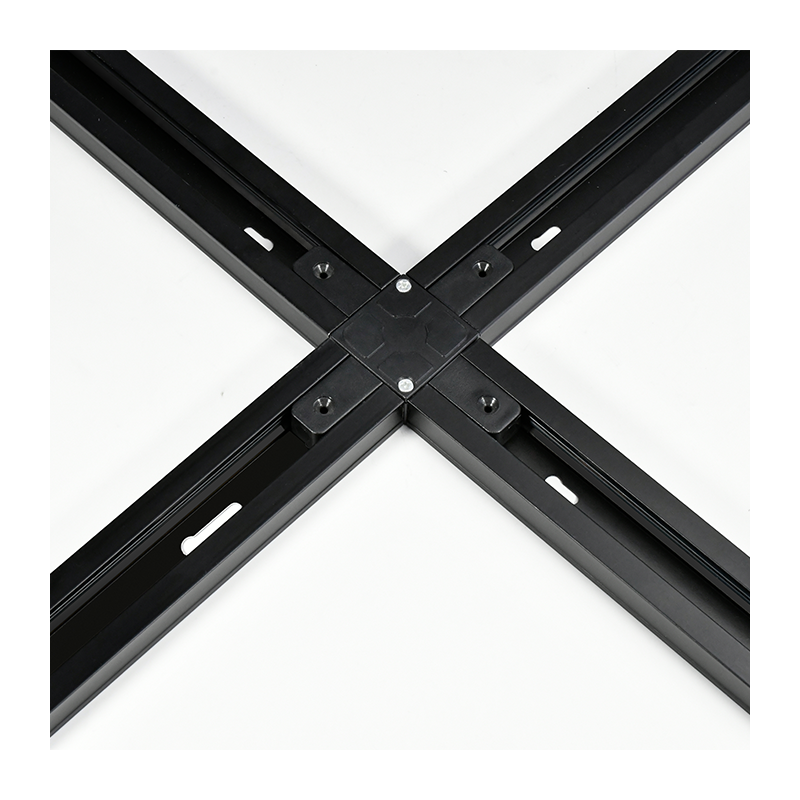 1-fase-rail X-vorm connector LEDMAT | zwart - Afbeelding 4