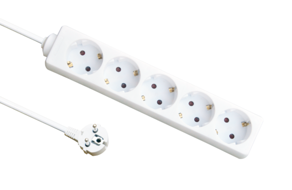 6-voudige tafelcontactdoos LEDMAT | wit - Afbeelding 2