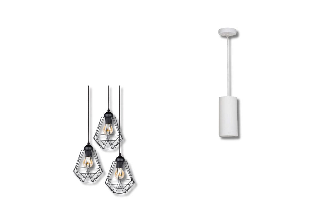 Hanglamp D-Light GU10 fitting | zwart
