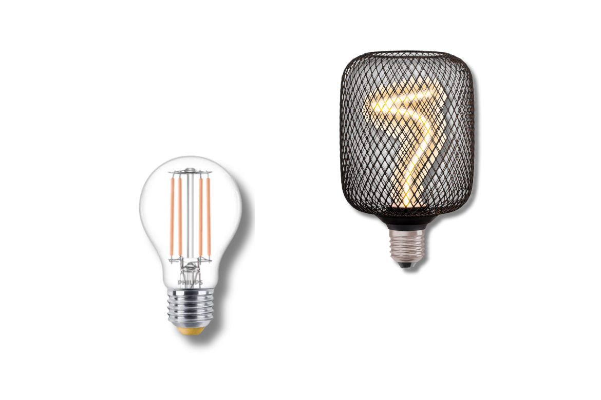 LED filament E14 | LED kaarslamp | dimbaar | Clear | 2200K | 4w