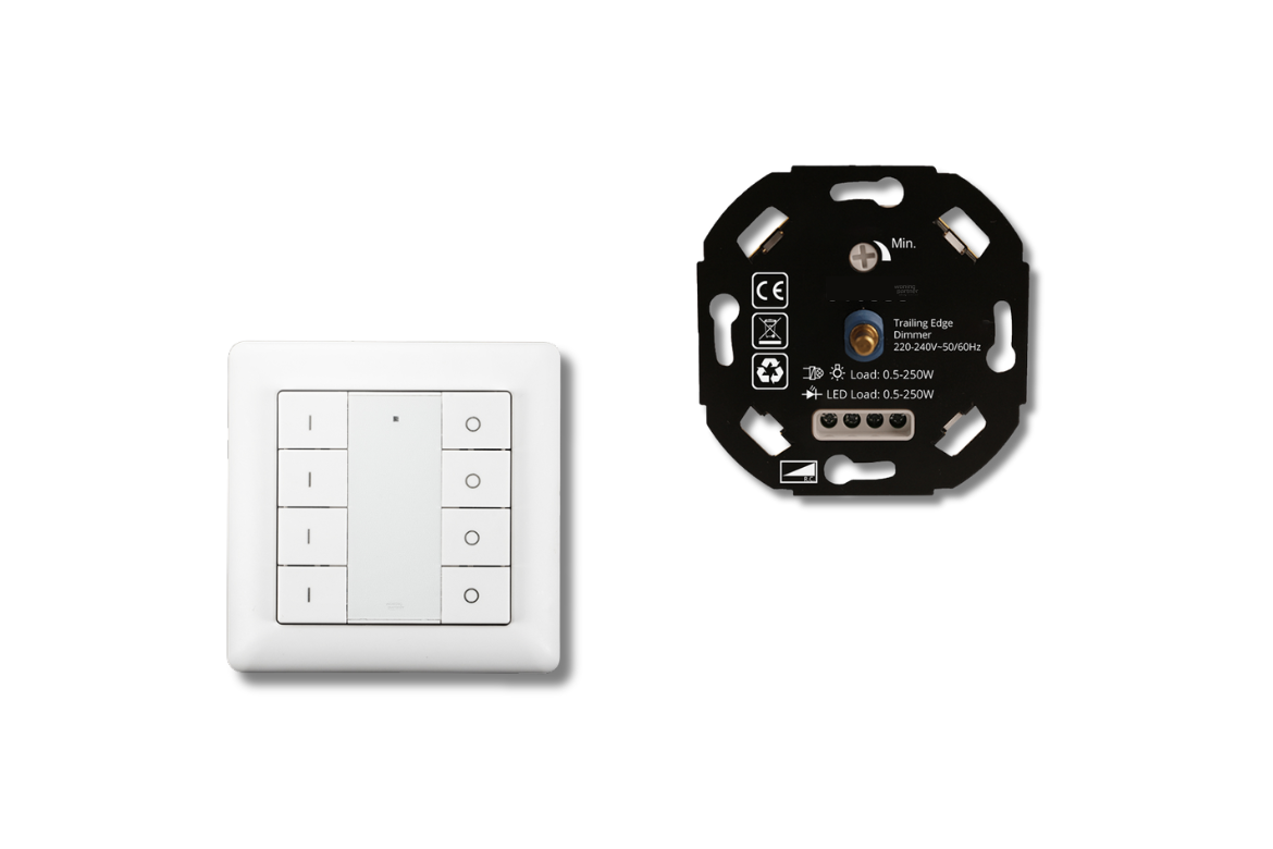 1-fase-rail adapter LEDMAT | wit