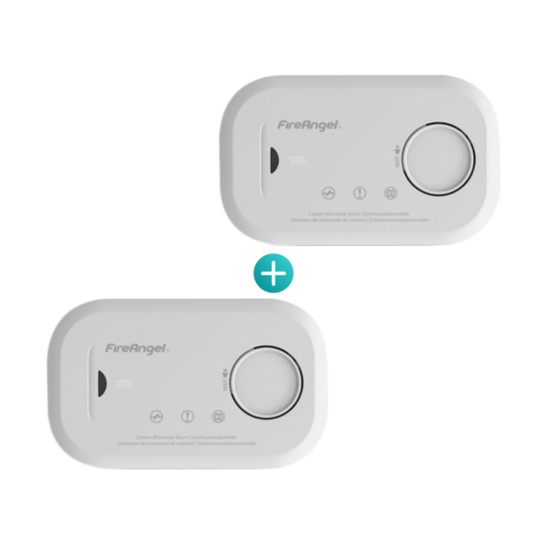 FireAngel FA6813 EUX10 Koolmonoxidemelder 2 pack voor veilige woningen