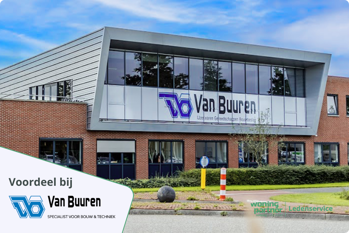 Korting bij Van Buuren via de ledenservice van Woningpartner