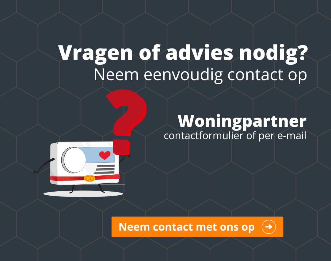 vragen en advies over koolmonoxideveiligheid via Woningpartner