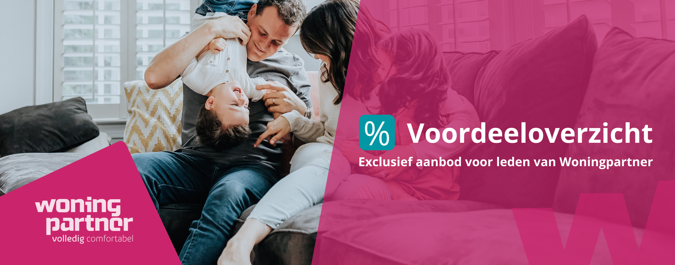 Voordeeloverzicht pagina bij Woningpartner