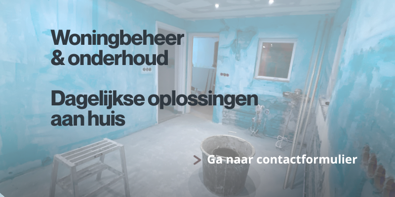 Woningpartner voor beheer en onderhoud aan woningen