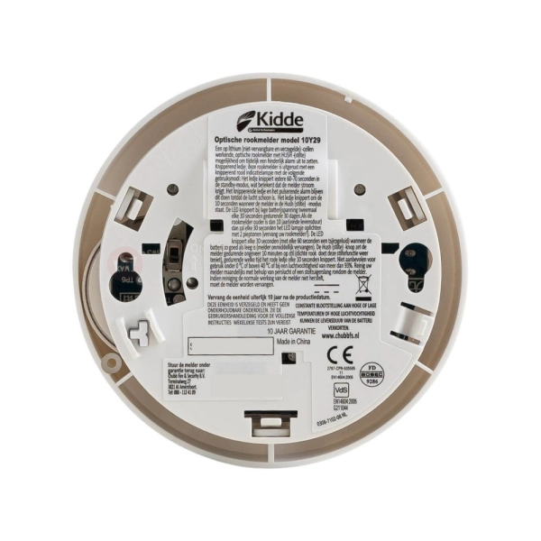 10y29 Kidde rookmelder 10 jaar lithium accu 10y29 Kidde rookmelder 10 jaar lithium accu