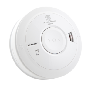 Ei 3016 rookmelder 230 volt met back-up batterij 10 jaar – optische rookmelder koppelbaar volgens NEN-2555 norm.
