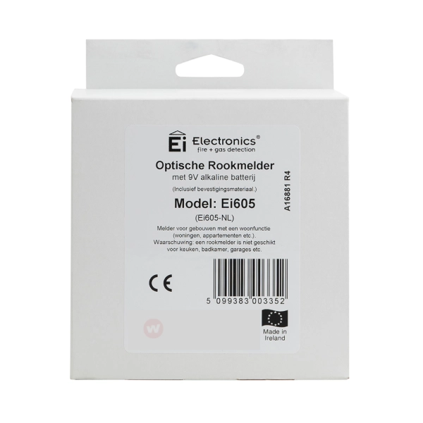 Ei605 Ei Electronics rookmelder 10 jaar lithium accu Ei605 Ei Electronics rookmelder 10 jaar lithium accu