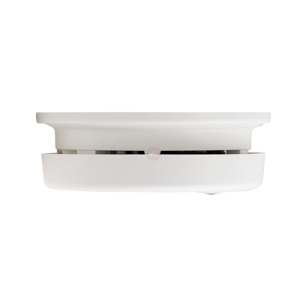 KF20R Firex 230volt optische rookmelder 10 jaar back-up batterij (2) Firex KF20R rookmelder zijaanzicht 230 volt koppelbaar 10-jaars.