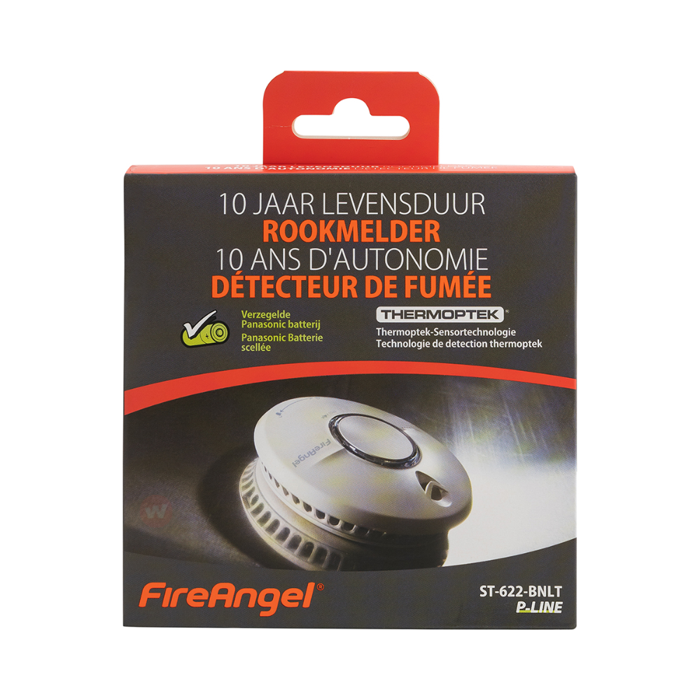 ST-622-BNLT Fireangel rookmelder 10 jaar lithium accu verpakking ST-622-BNLT Fireangel rookmelder 10 jaar lithium accu