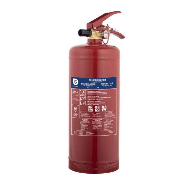 Smartwares FEX 15030 poederblusser 3 kilo. Geschikt voor brandklasse A B en C. Compacte brandblusser voor woning en bedrijf.