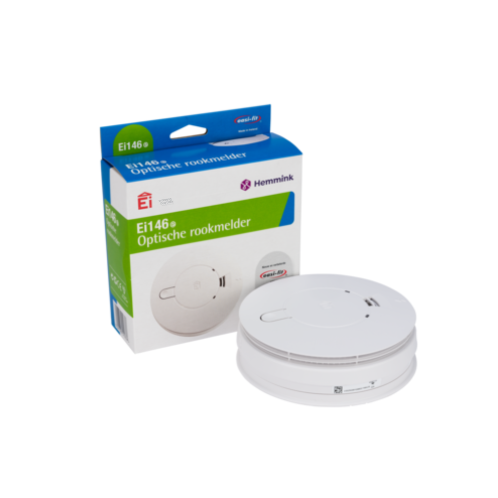 Ei 146e Ei Electronics rookmelder 230volt koppelbaar verpakking Ei 146e Ei Electronics 230volt rookmelder verpakking
