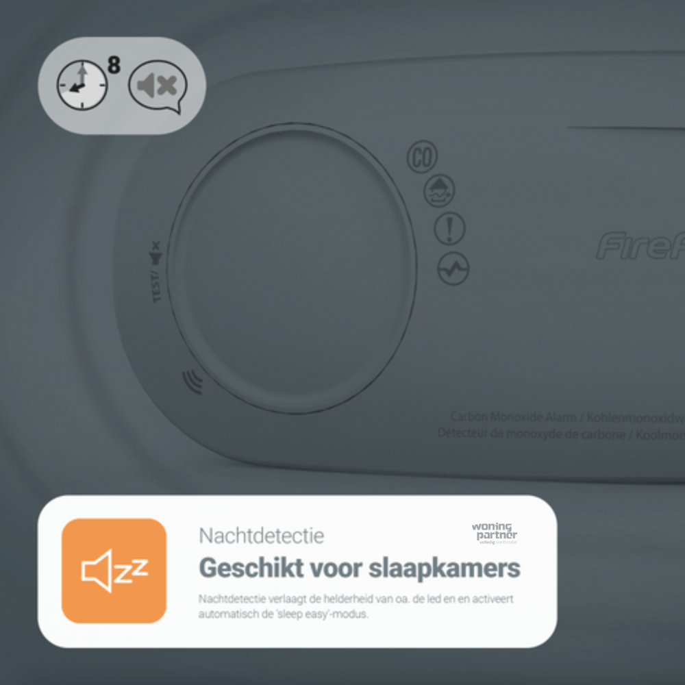 FA3328-EUT FireAngel koolmonoxidemelder 10 jaar - Afbeelding 6