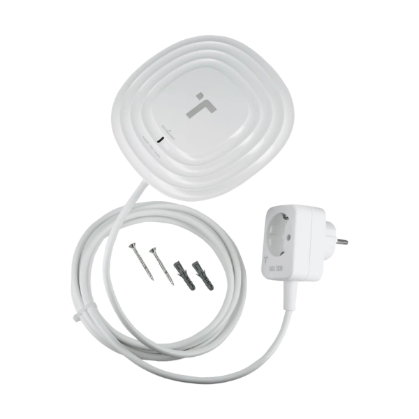 Retwist CO-switch koolmonoxidemelder 230 volt schakelt cv-ketel of warmtepomp automatisch uit bij koolmonoxide detectie past achter ieder merk cv-ketel