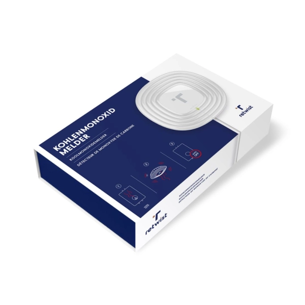 Verpakking Retwist CO-switch koolmonoxidemelder 230 volt.