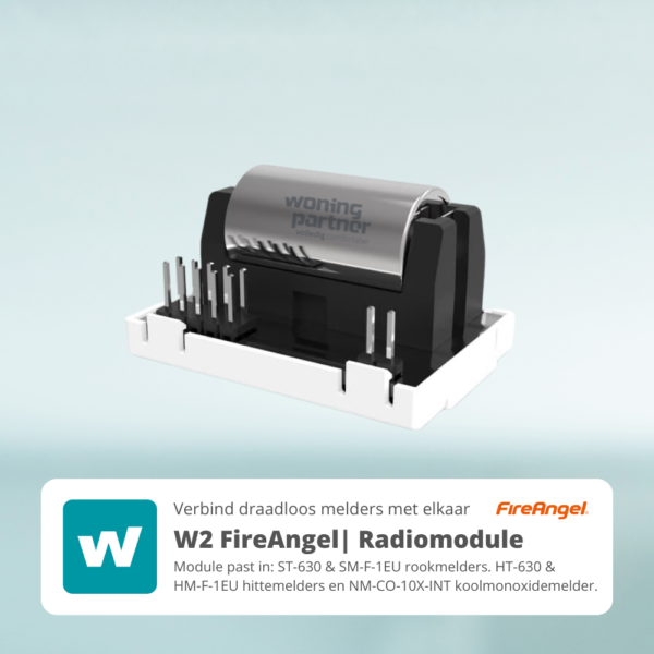 W2-Module FireAngel Smarthome Rook- hitte en koolmonoxidemelders koppelen - Afbeelding 2