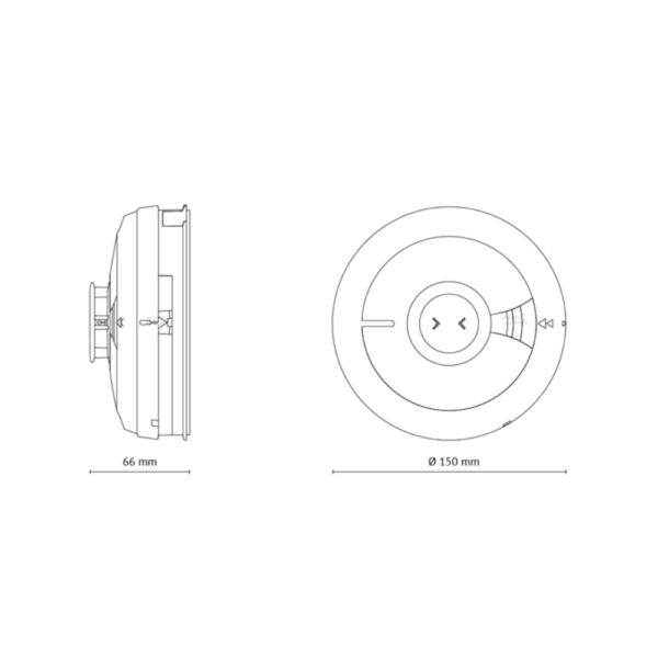 Ei 3014 Ei Electronics hittemelder 230volt koppelbaar - Afbeelding 2