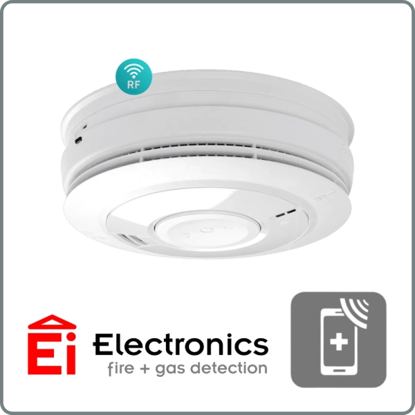 Ei Electronics algemeen teken koppelbaar met RF teken en AudioLink teken Algemene informatie.