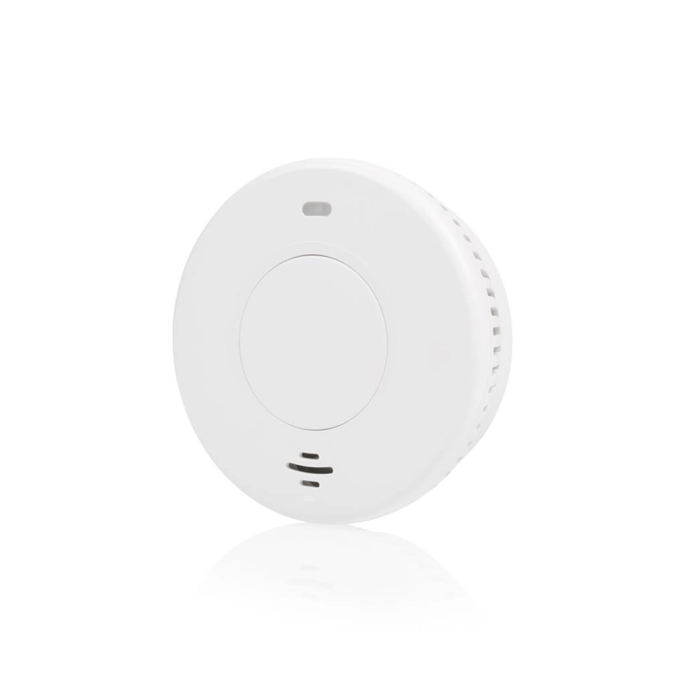 Smartwares FSM 17001 rookmelder draadloos koppelbaar 10 jaar batterij schuine voorzijde