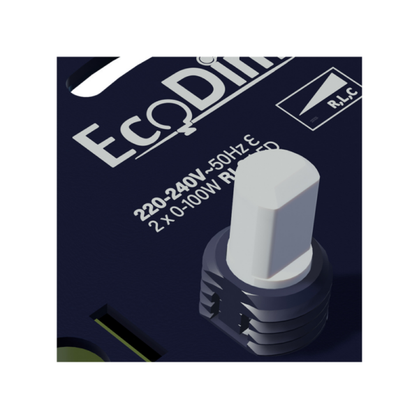 EcoDim.05 Led dimmer duo 2x 0-100W (RLC) - Afbeelding 4