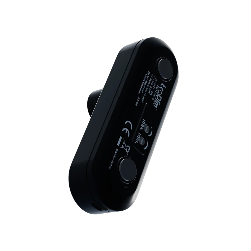 ECO-DIM.08 (B) Led snoerdimmer 0-50W zwart_achterzijde EcoDim.08 (B) LED snoerdimmer 0-50W zwart - Afbeelding 4