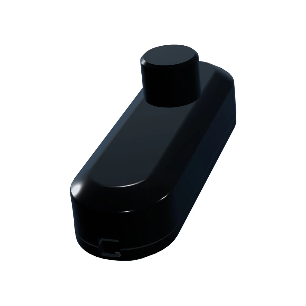 ECO-DIM.08 (B) Led snoerdimmer_schuine-zijde EcoDim.08 (B) LED snoerdimmer 0-50W zwart - Afbeelding 3