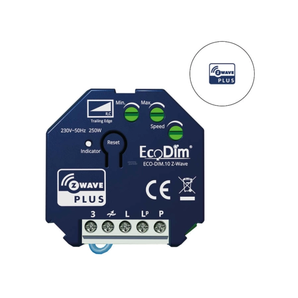 EcoDim.10 Z-Wave voorkant EcoDim.10 Z-Wave voorkant