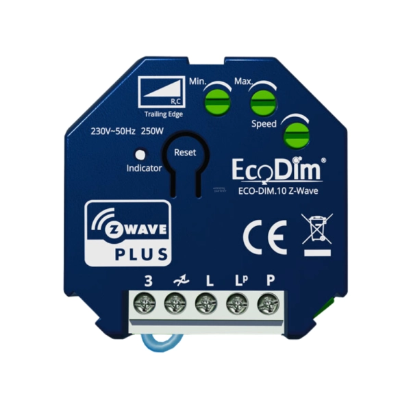 EcoDim.10 Z-Wave voorzijde EcoDim.10 Z-Wave voorzijde