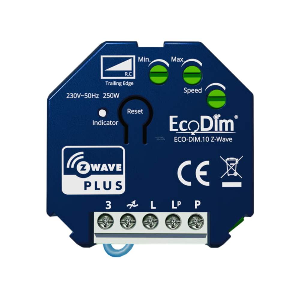 EcoDim.10 Z-Wave led dimmer module_detail EcoDim.10 Z-Wave voorzijde
