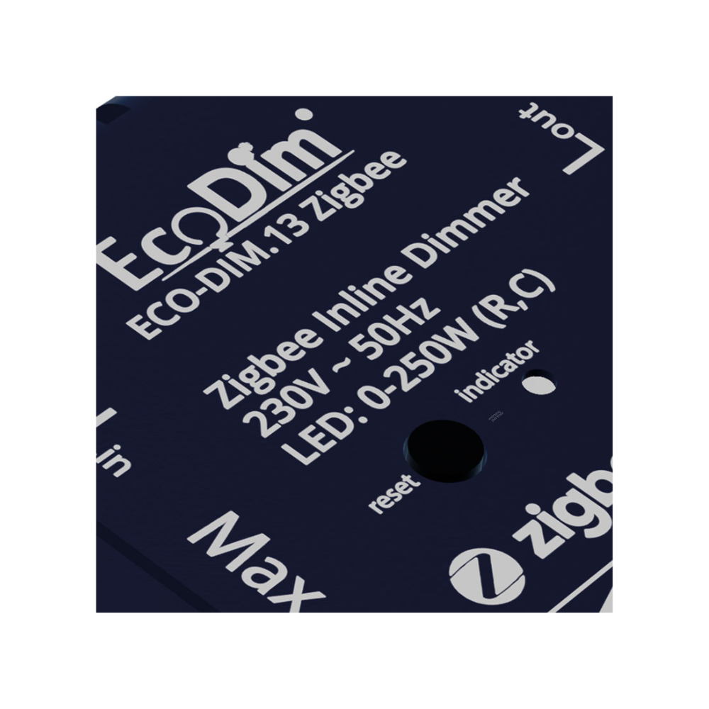 EcoDim.13 inline dimmer Zigbee 250W - Afbeelding 5