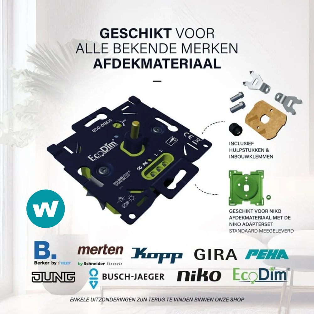 EcoDim.15 Led dimmer_voor alle bekende merken EcoDim.15 geschikt voor alle bekende merken