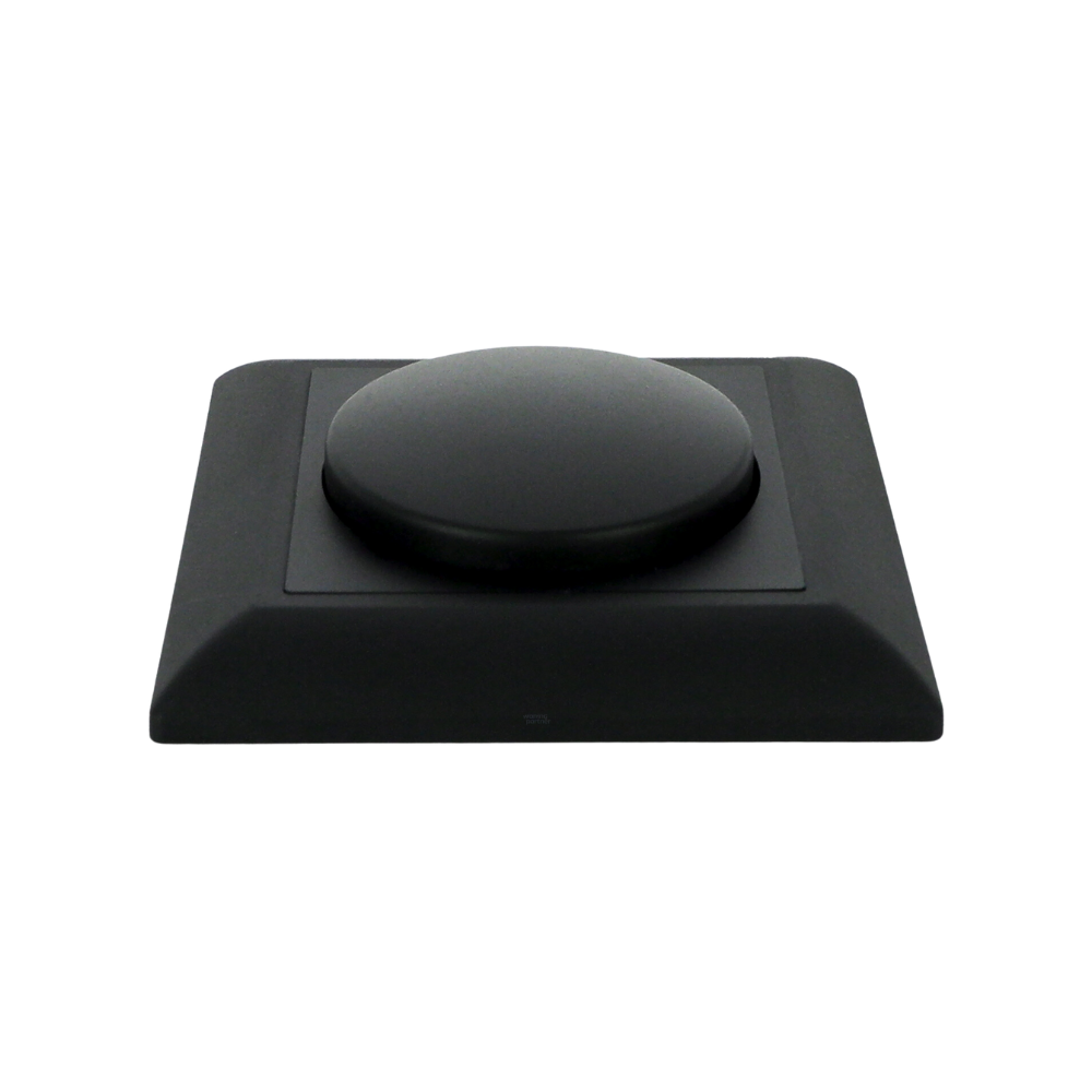 ED-10002B Dimmerknop Compleet_zwart EcoDim ED-10002B Dimmerknop incl. centraalplaat en raamwerk zwart - Afbeelding 2