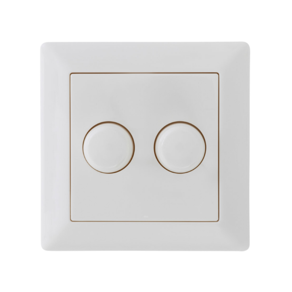 EcoDim ED-10005 Duo dimmerknop passend in Gira - Jung - Merten