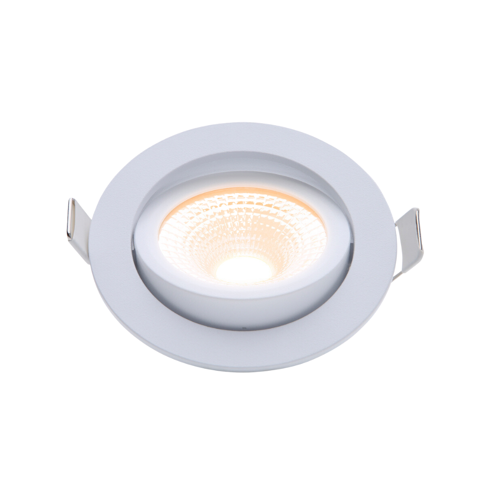 ED-10022 Led inbouwspot_draaimodel ED-10022 Led inbouwspot kleine inbouwdiepte IP54 dim to warm, rond, wit, 75mm - Afbeelding 2