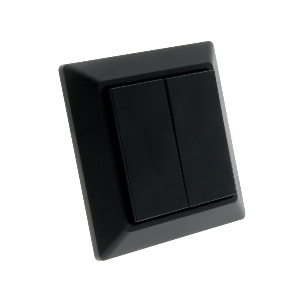 ED-10043 Draadloze schakelaar Zigbee zwart (Friends of Philips Hue)_zijaanzicht ED-10043 Draadloze schakelaar Zigbee zwart (Friends of Philips Hue) - Afbeelding 2