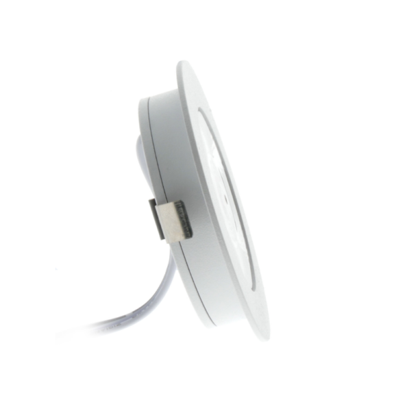 ED-10044 Led meubelspot kleine inbouwdiepte IP54 warm wit, rond, wit, 55mm - Afbeelding 7