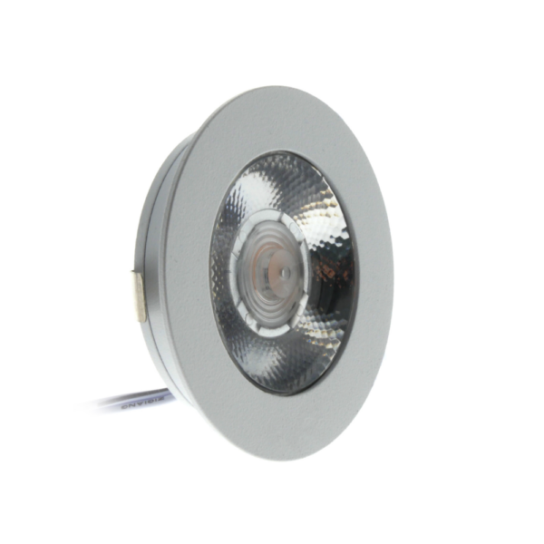 ED-10044 Led meubelspot kleine inbouwdiepte IP54 warm wit, rond, wit, 55mm - Afbeelding 5